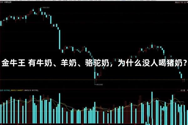 金牛王 有牛奶、羊奶、骆驼奶，为什么没人喝猪奶？